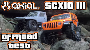 Axial SCX10 III First Run Offroad | Crawling Footage
