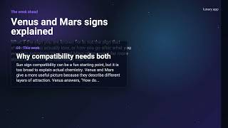 Venus and Mars Signs Explained: How You Love vs How You Want