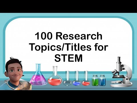 best research titles for stem students