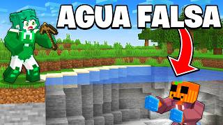 Us BLOQUES FALSOS para Trollear Mis AMIGOS en Minecraft