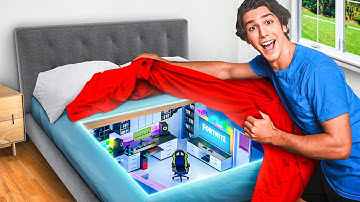 We Built 4 Secret Rooms (Hide & Seek)