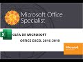Guía de Certificación de Microsoft Excel 2016-2019