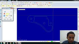 Mastercam Mill Lesson 8 Exercise B Herlambang Rendyka Firmansyah (20641025)