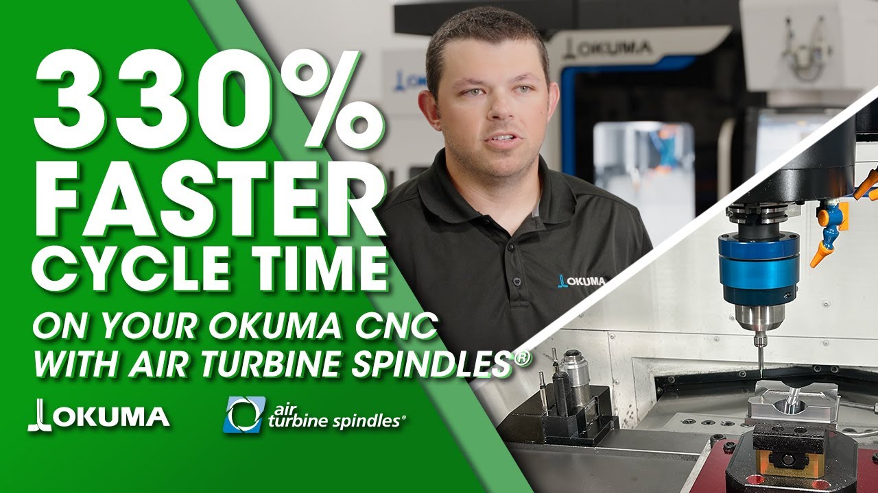 koma様専門 Okuma CNCマシン向け高速スピンドルオプション | エアタービンツール