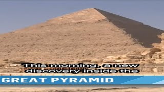 The new discovery inside the great Pyramid. Discovery of the Century 