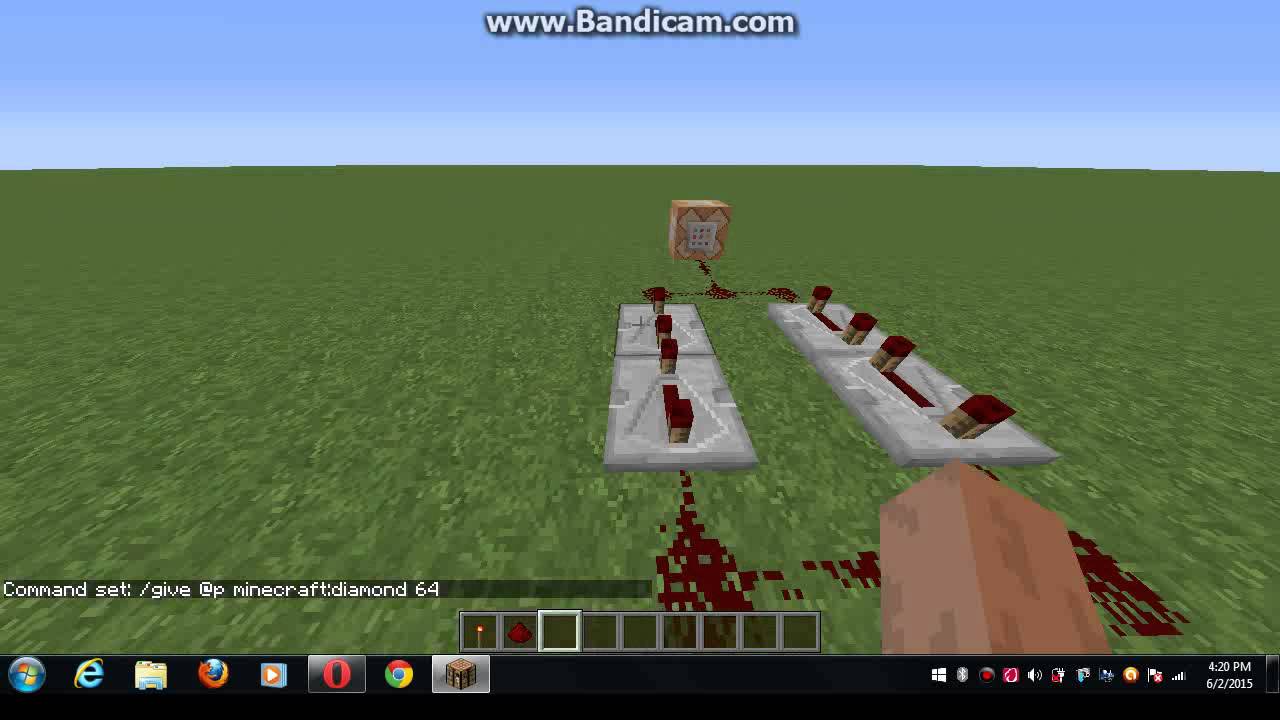 Diamond Command Block Minecraft Diamonds with command block - YouTube