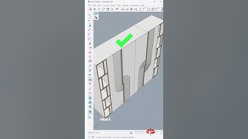 SketchUp tutorial ✨ Custom wardrobe design with a modern touch! Watch how I modeled this in SketchUp