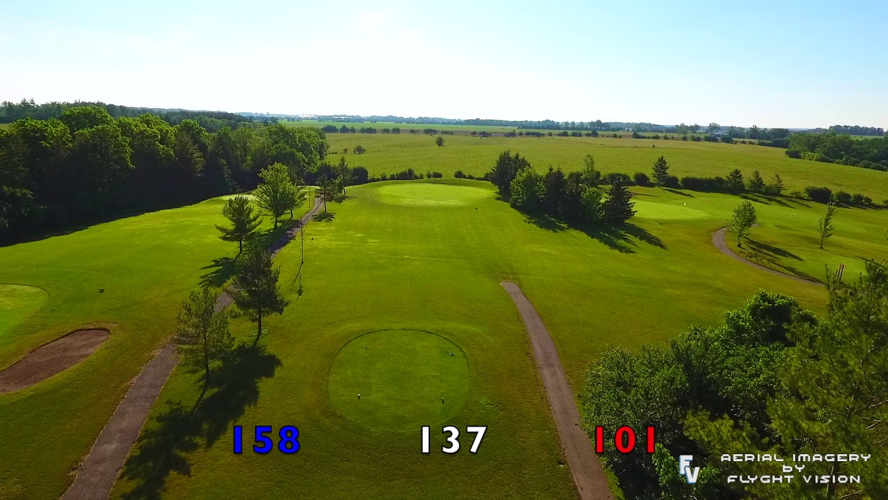 River Valley Golf Course Hole 12 Flyght Vision YouTube