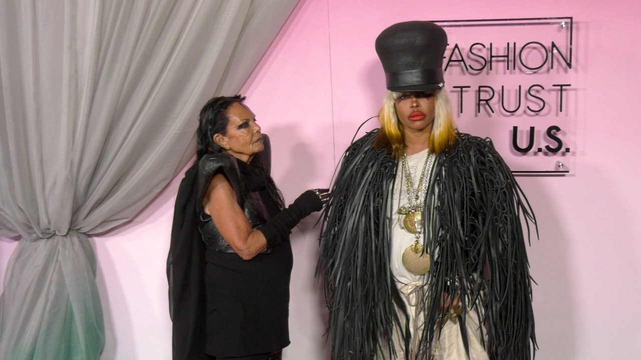 Michele Lamy and Erykah Badu 2026 Fashion Trust U.S. Awards Pink