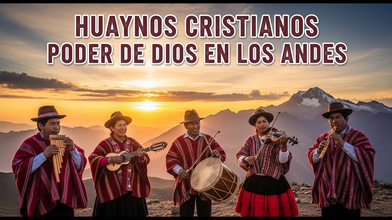 🔥 Huaynos Cristianos que Tocan el Alma | Música Andina Cristiana del Perú para Alabar a Dios