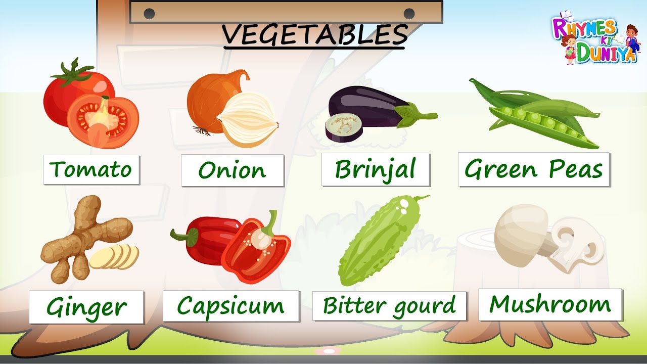 Vegetable Are Awesome! Learn Their Names with Fun! Jump Into vegetable  Names Every Kid Should Know!
