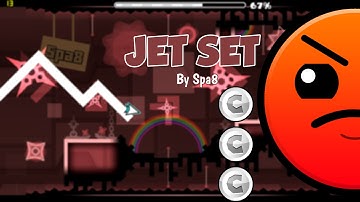 Jet Set By Spa8 & More!  - Harder - Geometry Dash [2.0]