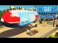 Cities Skylines Mass Transit - Просвещающие дирижабли! #13