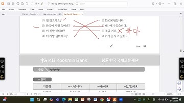Tiếng Hàn sơ cấp 1 - Bài 7 - luyện tập sách bài tập