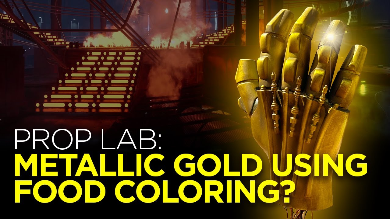 Metallic Gold Paint using Food Coloring?