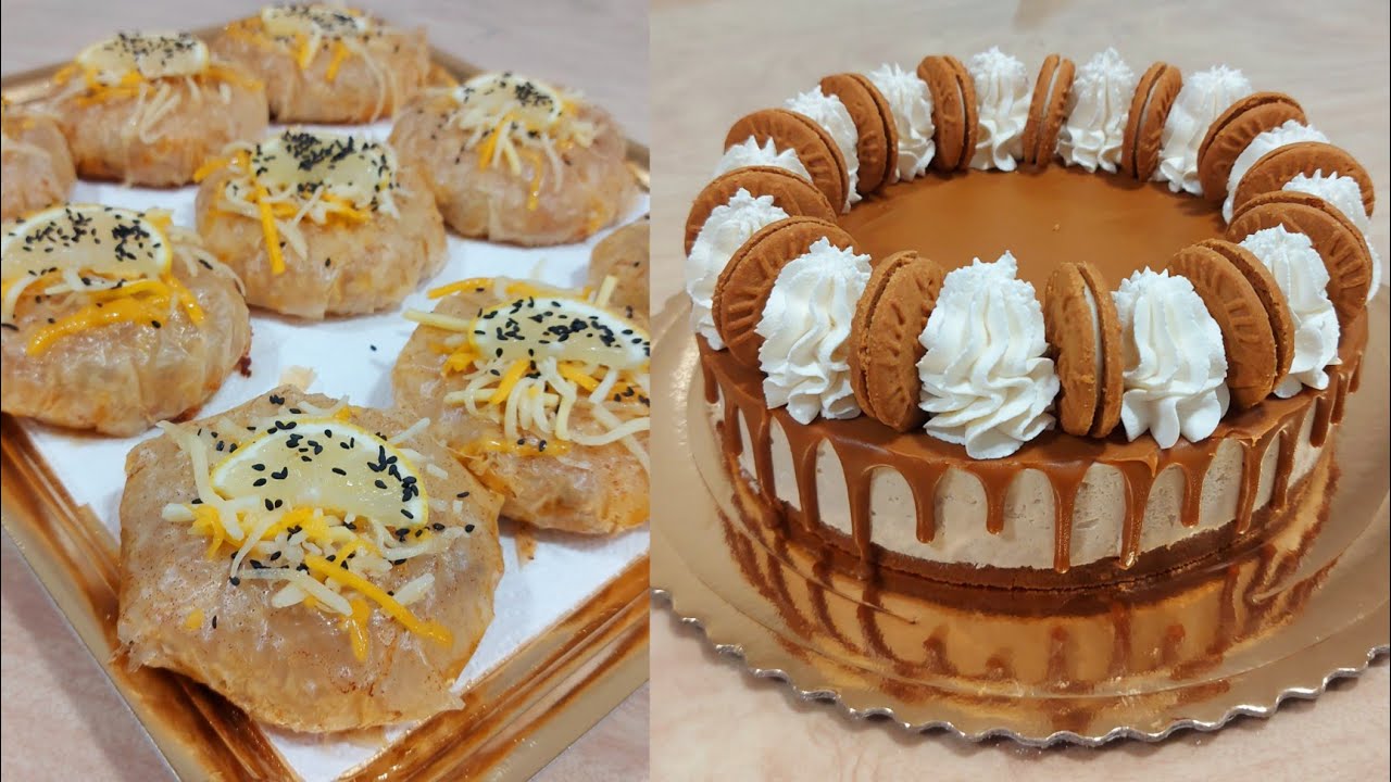 بسيطلات الحوت الكدابين بنتهم رووعة😁تشيز كيك اللوتس😋بدون فرن وبدون جيلاتين بطريقة تحضير جد سهلة 👌