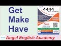 English MCQs Short Cut Video-53 'Get Make Have' ની ખાલી જગ્યા | Angel En...