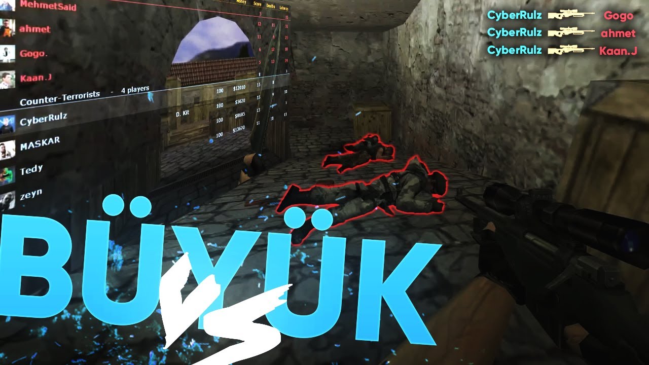 MEKİP'İ EZE EZE YENDİK! CS 1.6 BÜYÜK VS