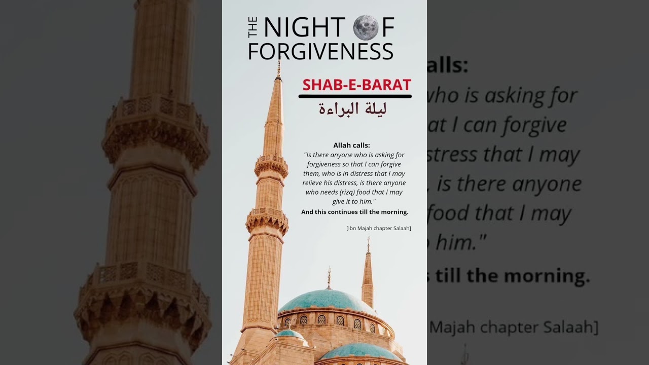 Shab-e-Barat — a night of mercy, forgiveness, and prayers.May Allah forgive us and guide us all. 🤲
