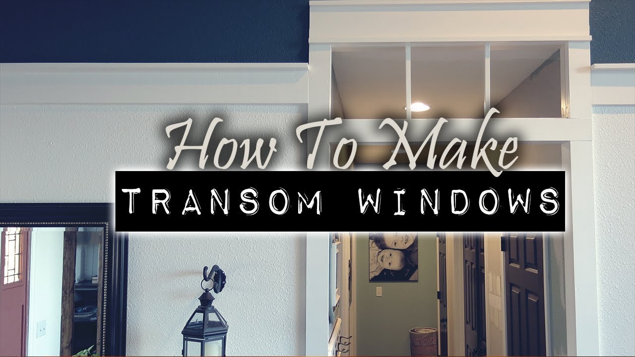 Craftsman Transom Window Project Diy Home Design