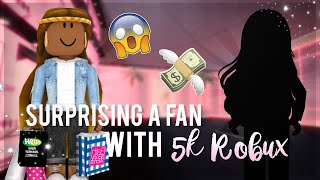 Giving A Fan A 5,000 ROBUX MAKEOVER! | ROBLOX screenshot 5