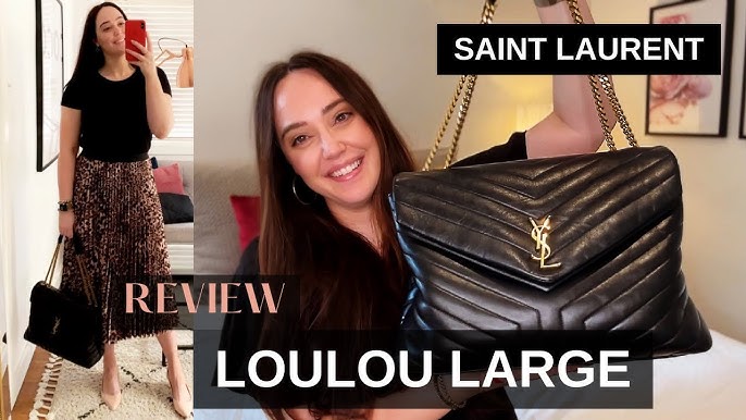 Saint Laurent Ysl Bag Mng Satch M in Black