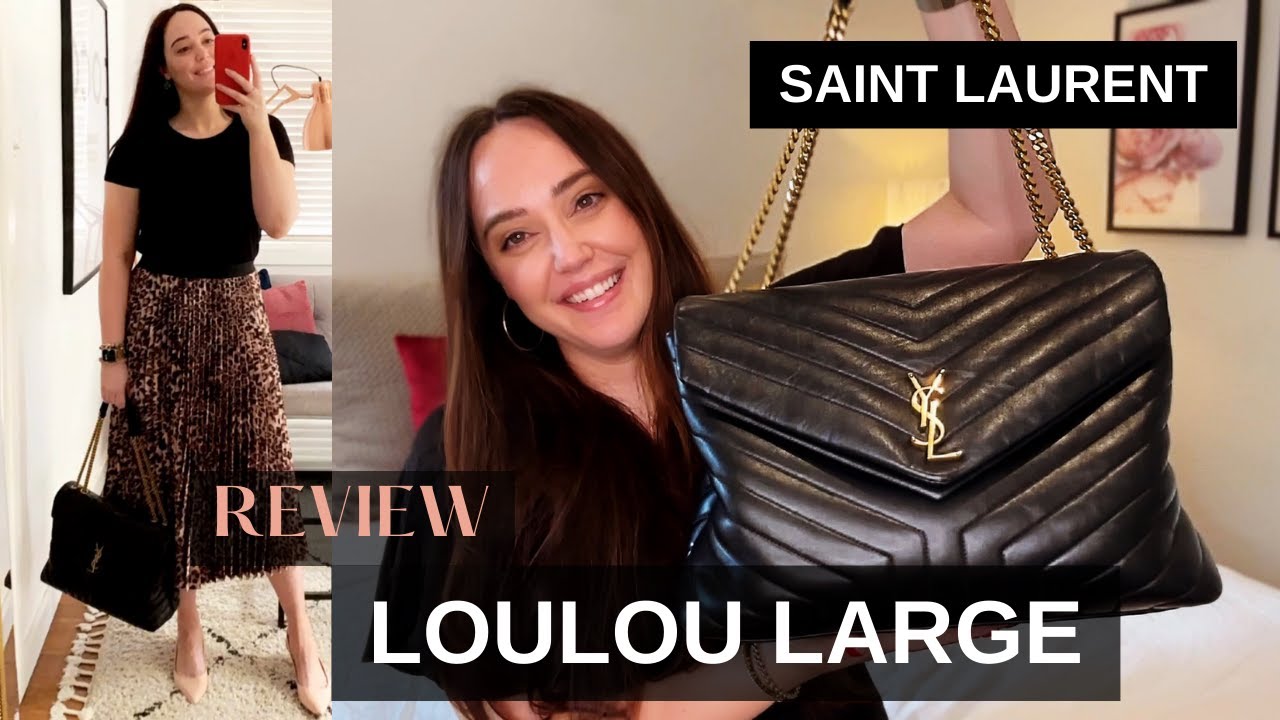 SAINT LAURENT LOULOU LARGE REVIEW 2023 | Samantha Rose King - YouTube