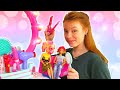 Spielzeug Video auf Deutsch. 2 Folgen am Stück. Puppen Videos mit Barbie.