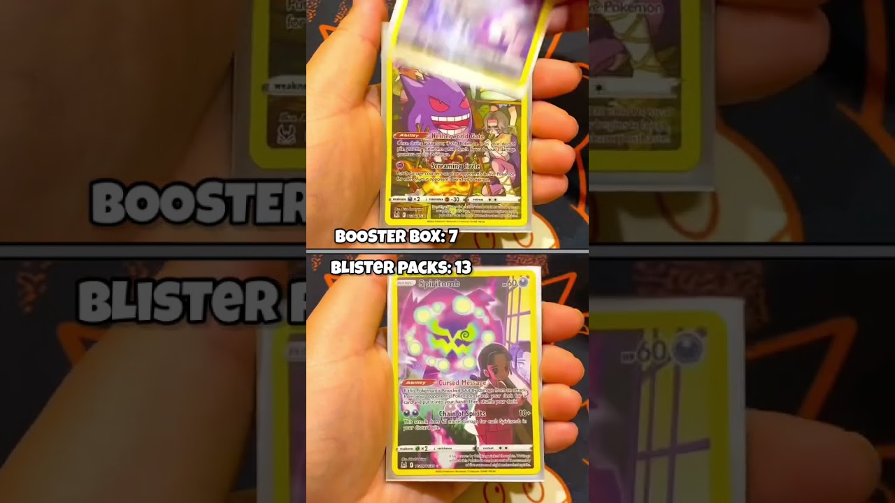 Pokmon Booster Box vs Sleeved Packs: Which is Better? Pull Review #pokemon  #pokemontcg - YouTube