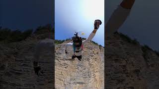 Gopro | Base Jumping Off A Mountain Bike Ramp 🎬 Daniel Regan #Shorts
