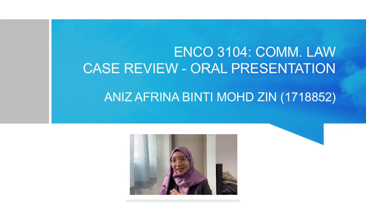 Enco 3104 Case Review Gender Discrimination Youtube