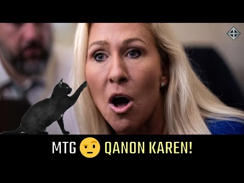 QANON Karen! Bucky the cat despises Marjorie Taylor Greene & Matt Gaetz's push to abandon Ukraine!