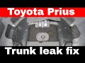 How to fix water leak on the trunk of a Prius 2nd Gen from 2004-2009