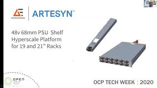 OCP 2020 Tech Week: Uber Universal 48V Power Shelf