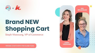 Brand New Kajabi Shopping Cart Demo with Steph Visessung, VP of Commerce | Kajabi Fireside Chats