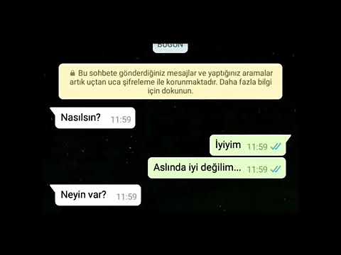 WhatsApp AYRILIK MESAJLARİ