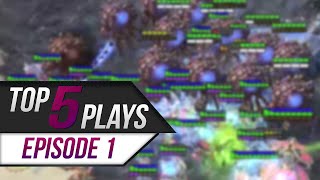 StarCraft 2: TOP 5 Plays - Episode 1