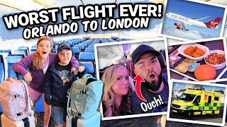 MEDICAL EMERGENCY! Flying From Orlando to London on Virgin Atlantic: Our Full Experience