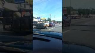 Corvette pulling a trailer