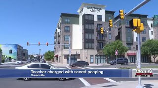 1PM: Local teacher charged with secret peeping