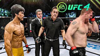 Bruce Lee vs Todd Duffee - EA Sport UFC 4 - Epic Fight 🔥🐲
