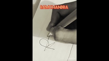 Ramchandra signature 🔥😱 best || signature best of Ramchandra # signature #shorts