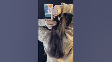 Kiểu tóc dài thẳng kẹp ngoặm #shorts #kieutoc #keptoc