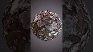 Rock Surfaces Material Study – Substance Designer - Marmoset Allegorithmic Rendered #shorts