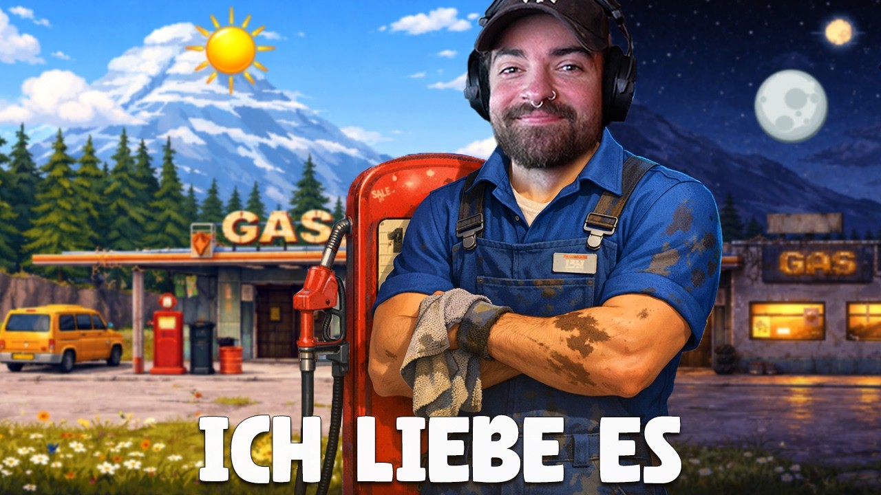 🌿TAG ➜ NACHT: Die COZIESTE PIXEL-ART TANKSTELLE EVER! 😍 | The Last Gas Station