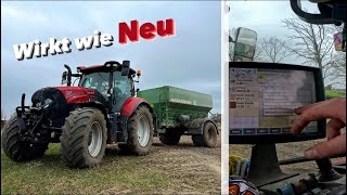 GPS Einstellung Case (AFS 700) | MaschinenTetris bei der RWG | Kalkstreuen | Farmvlog #103