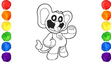 How to color Bubba Bubbaphant (Smiling Critters) Poppy Playtime Chapter 3 🌈Happy Coloring🌈