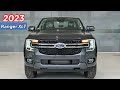 2023 ford ranger xlt 20l bi turbo  grey color  exterior and interior