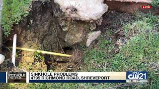 Pothole Patrol: Sinkhole Problems