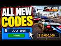 NEW DRIVING EMPIRE CODES 2026 JULY 😱 FREE CARS & MONEY!! ALL WORKING CODES FOR ROBLOX DRIVING EMPIRE